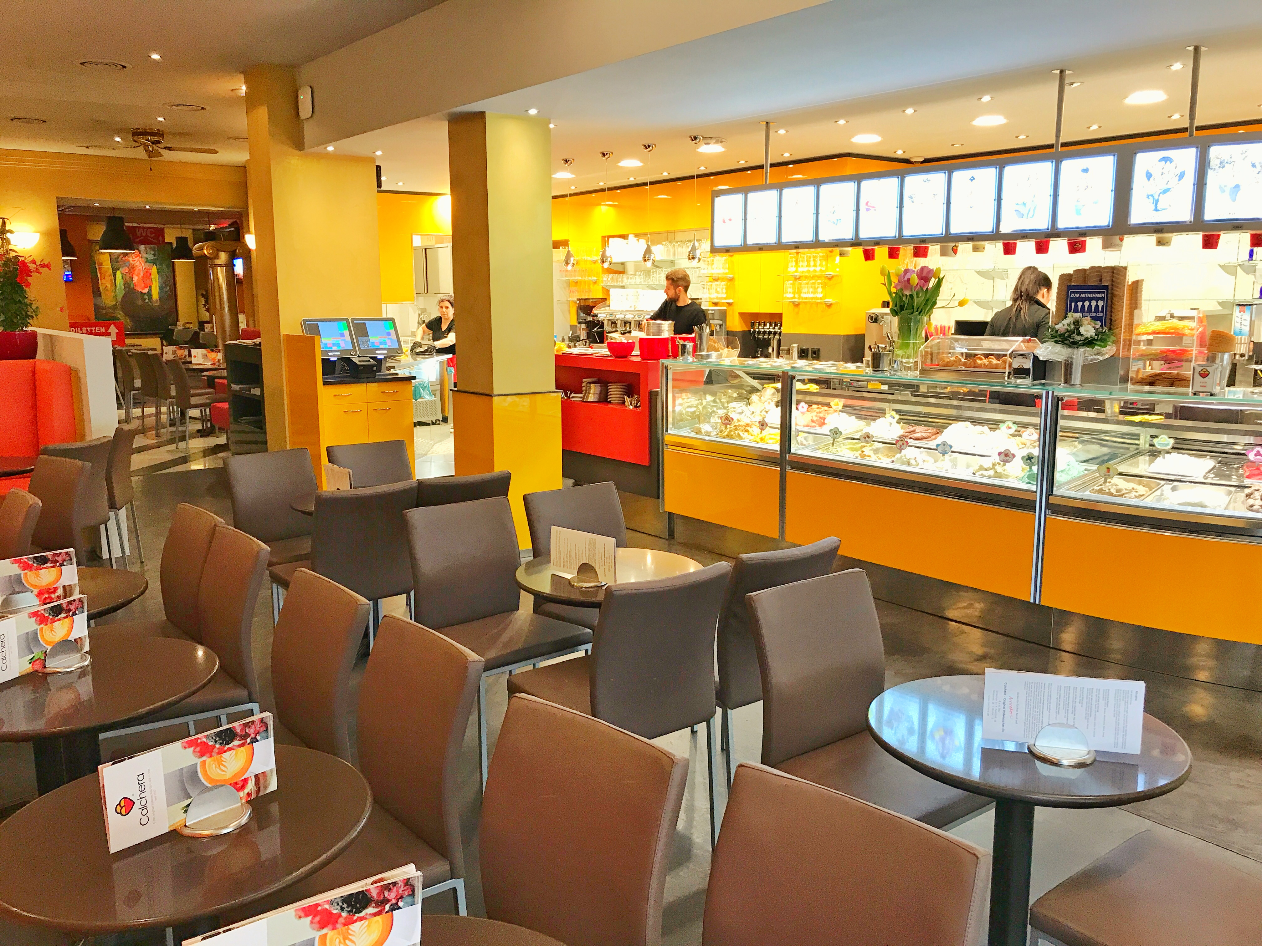 Eiscafé der Eismanufaktur Trier